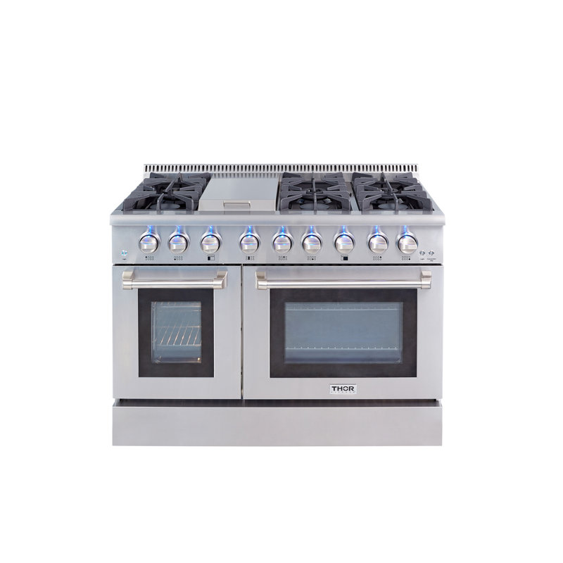 ThorKitchen Professional 48" Freestanding Gas Range with Griddle